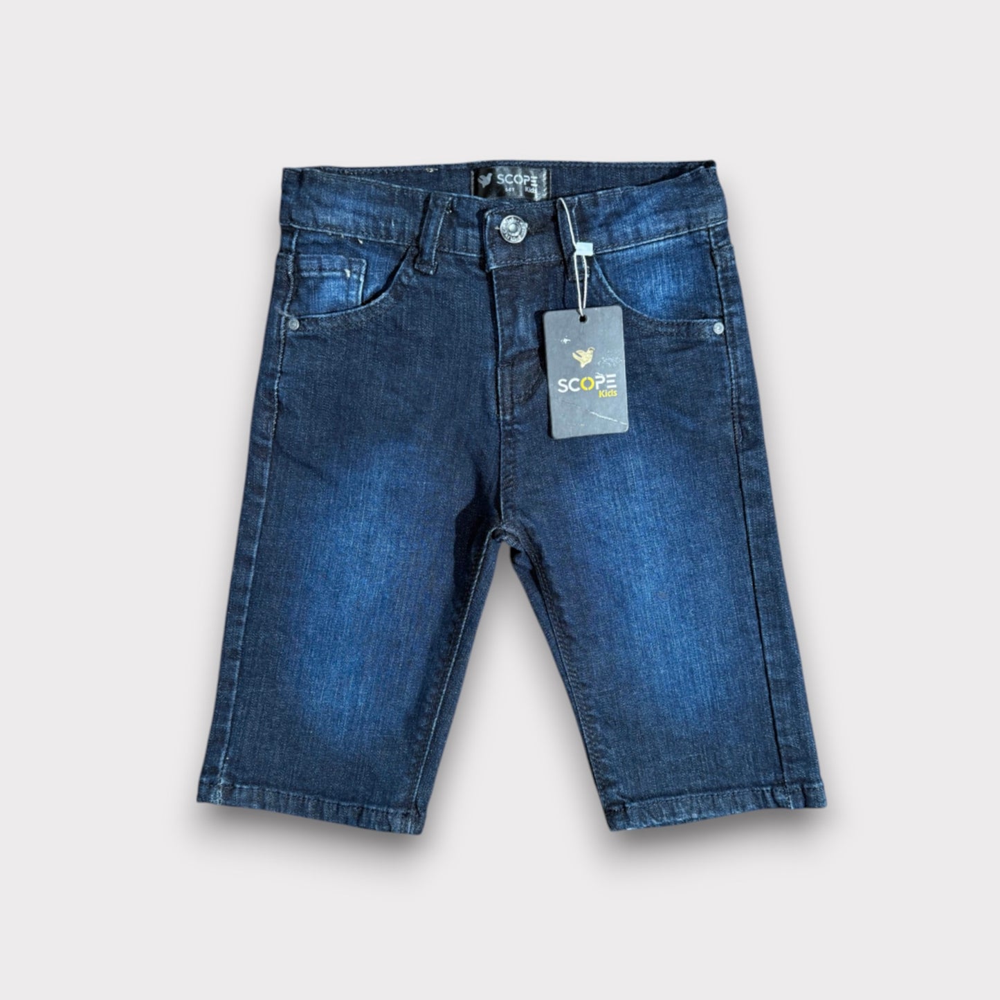 Deep Denim 3 Quarter Shorts