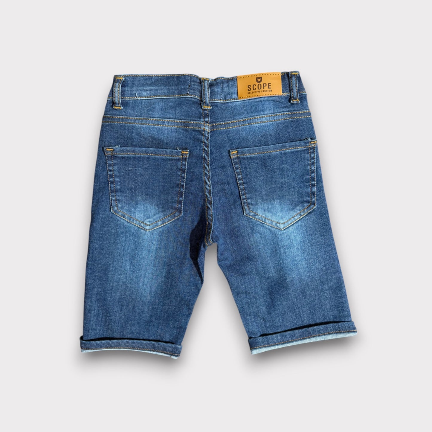 Vintage Denim 3 Quarter Shorts