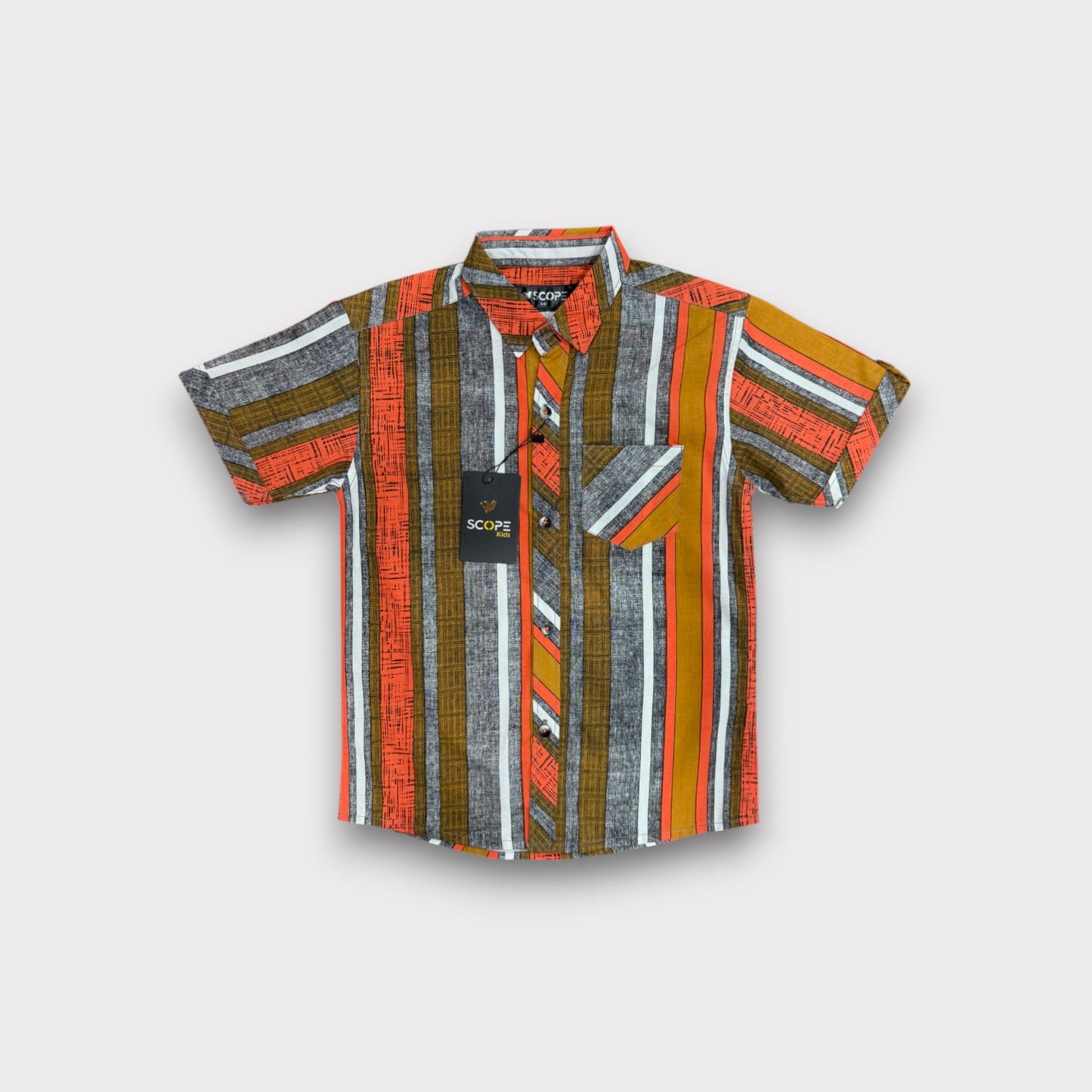 Spice Orange Casual Shirt