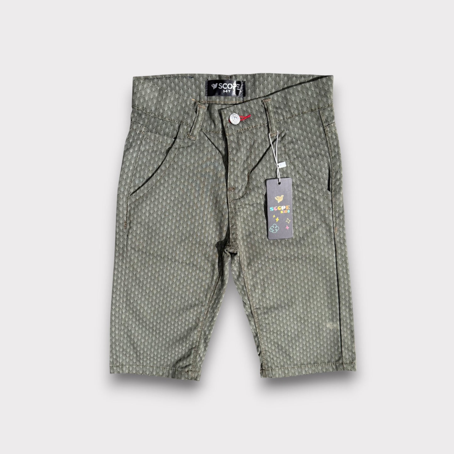 Olive Hive 3 Quarter Cotton Shorts