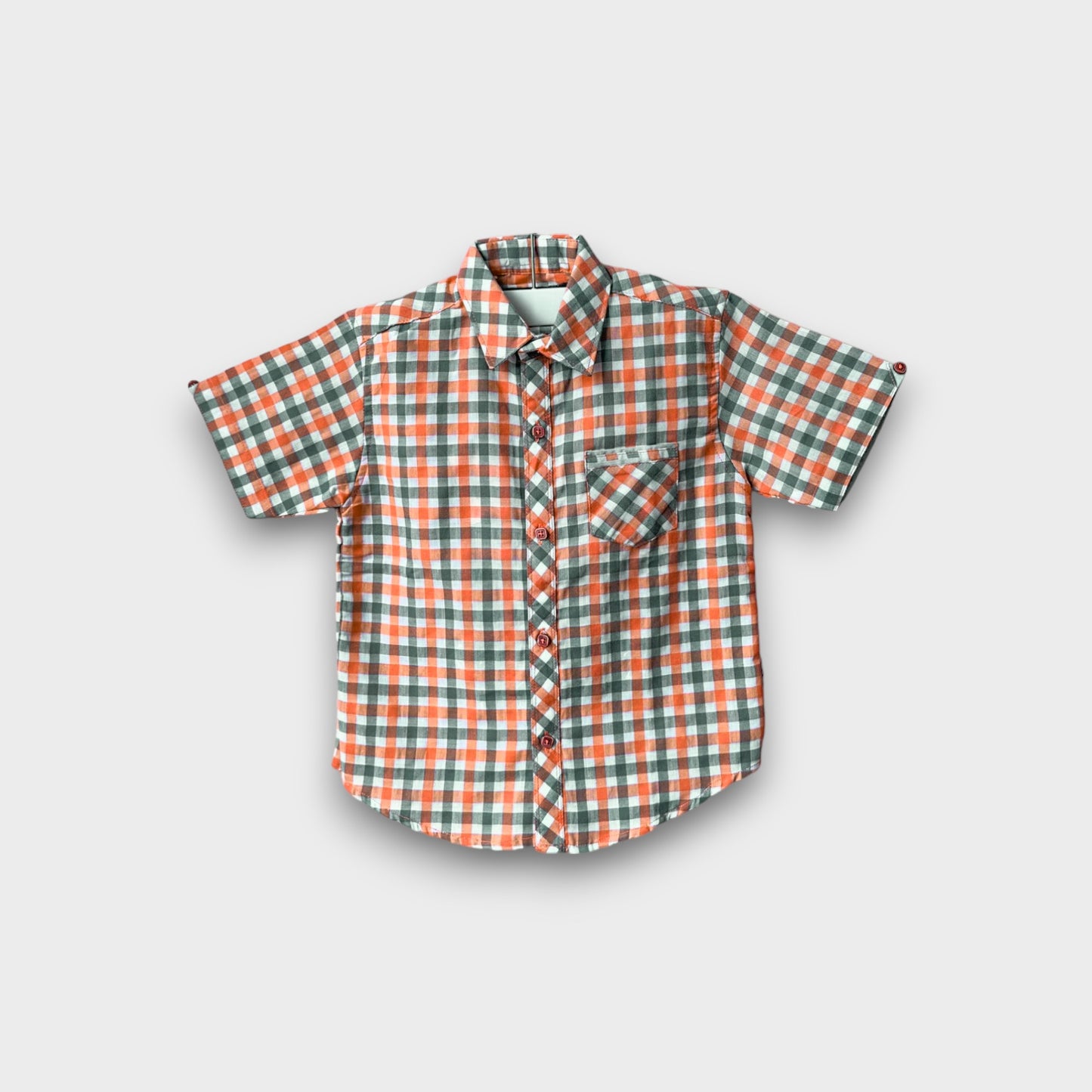 Dino Racer Plaid Flannel Shirt