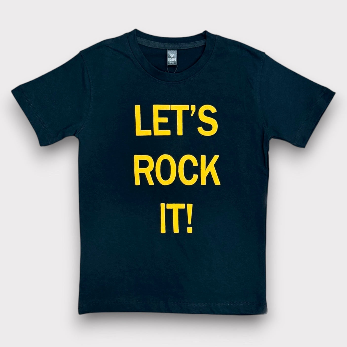 Let's Rock It Black T-Shirt