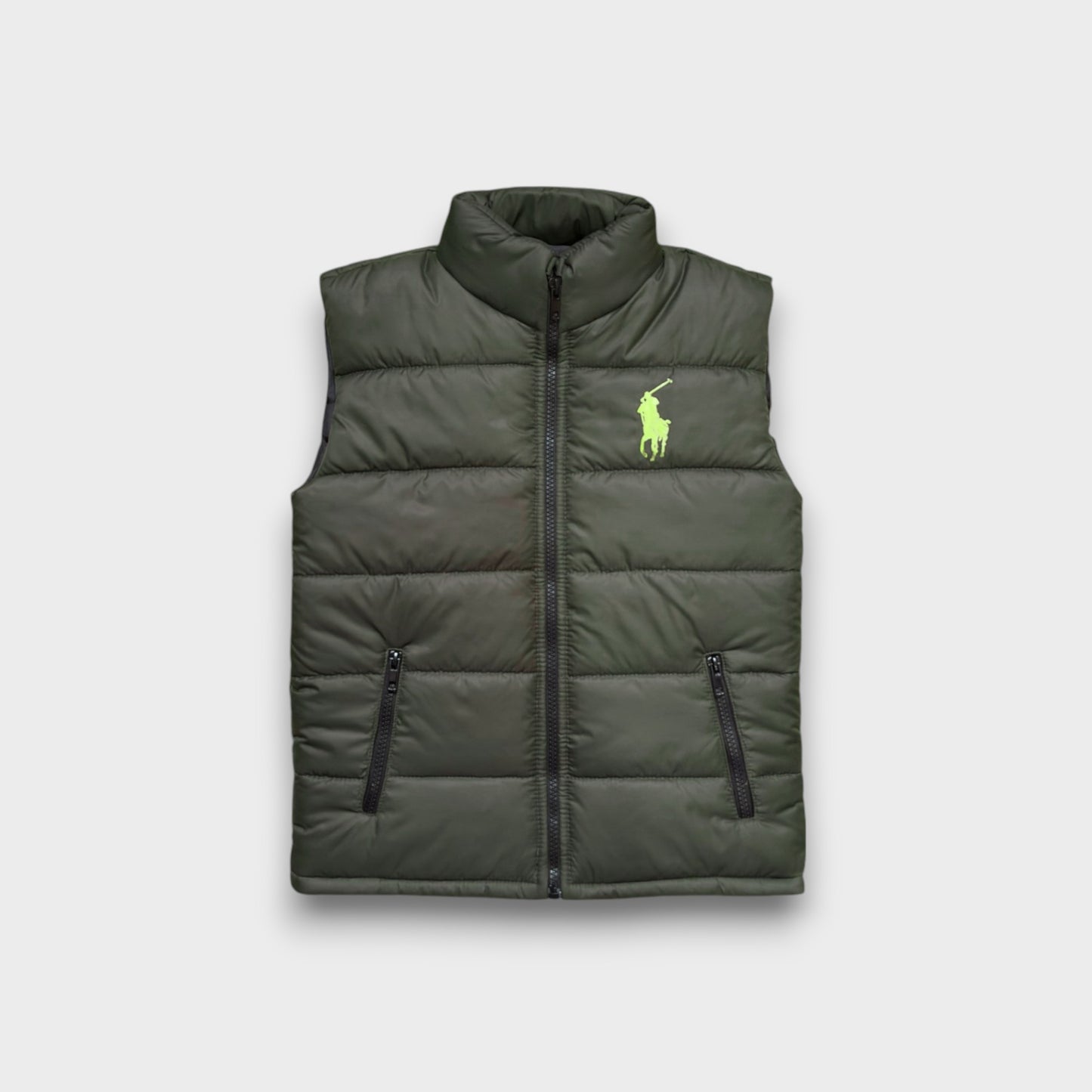 Alpine Olive Puffer Jacket