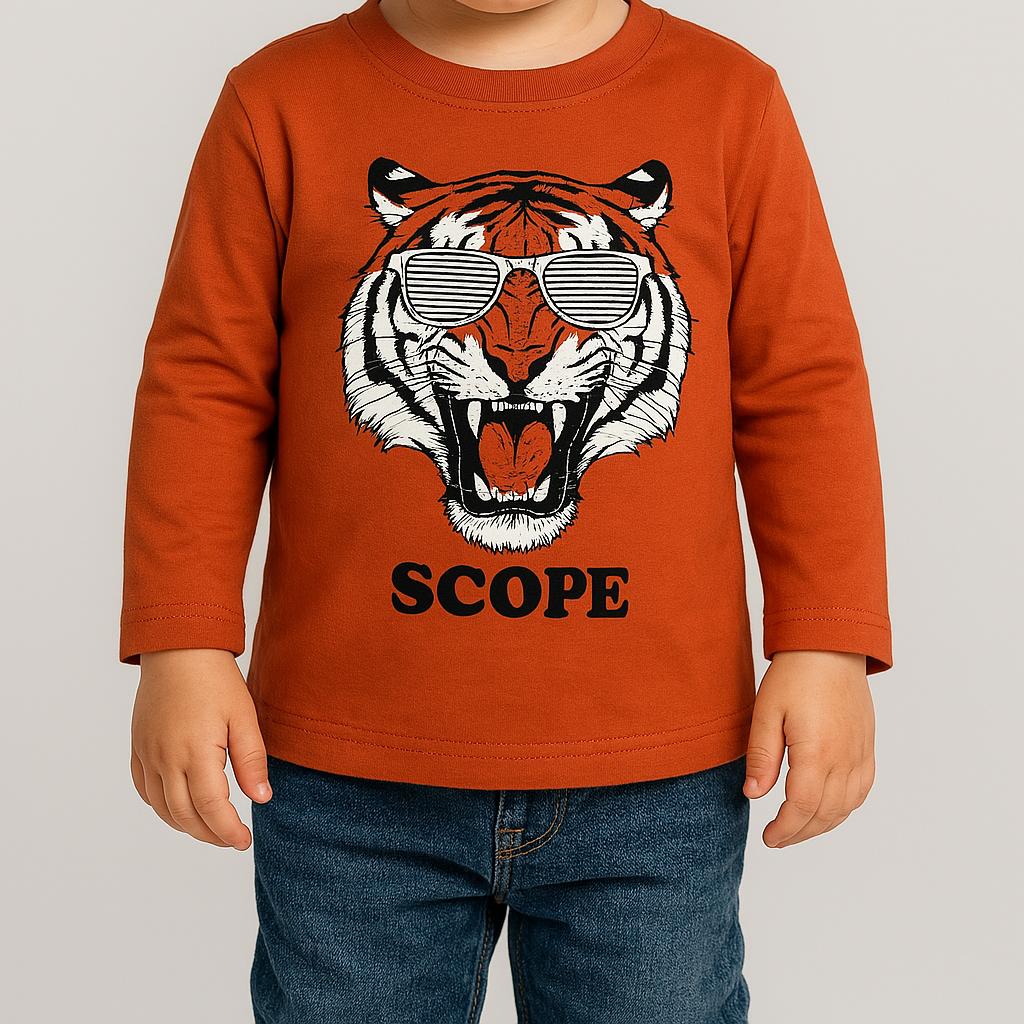 Roar Scope Rust Orange T-Shirt