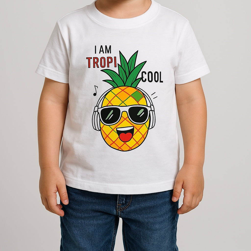 Tropi Cool White T-Shirt