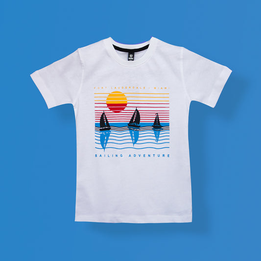 Sailing Adventure White T-Shirt