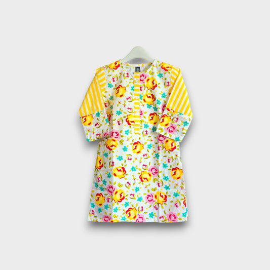 Sunny Blooms Suit(With Trousers)