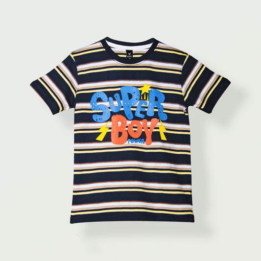 Super Boy Yarn Dyed T-Shirt