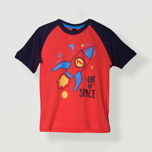 Out Of Space Orange Raglan T-Shirt