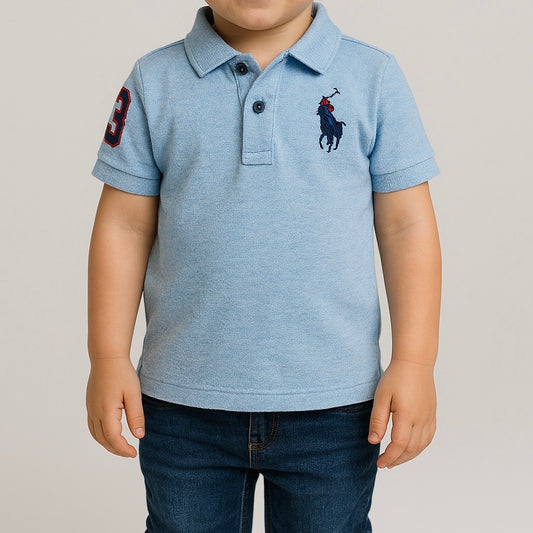 Powder Blue Polo T-Shirt