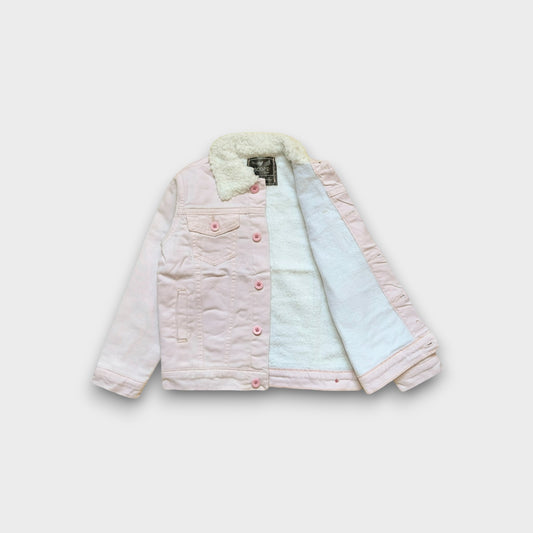 Fluffy Rose Fur Jacket