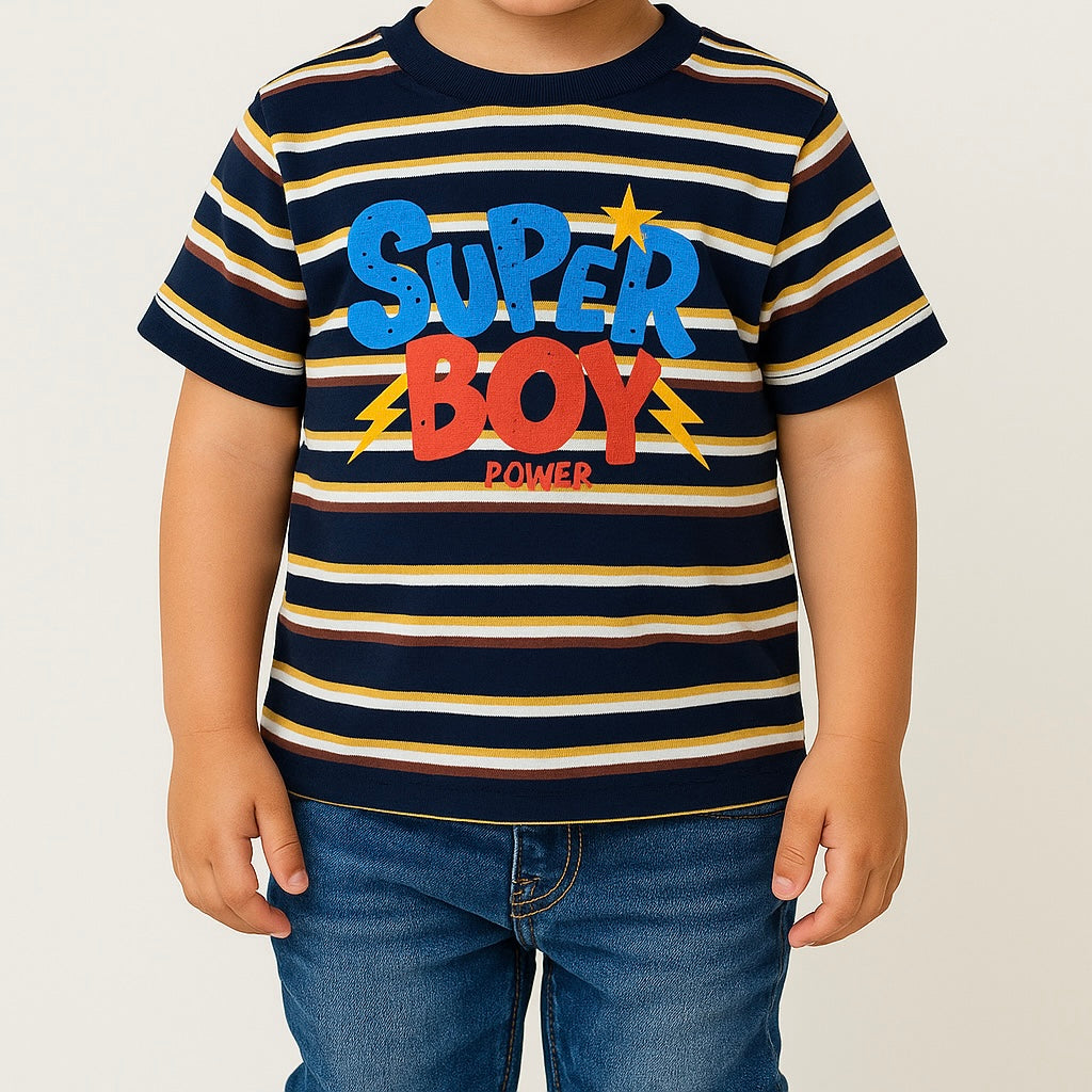 Super Boy Yarn Dyed T-Shirt