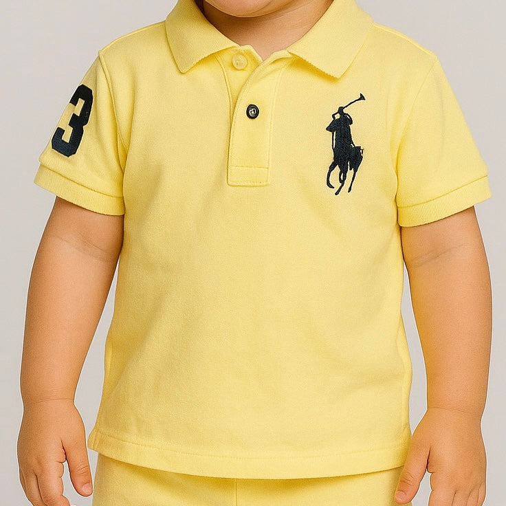 Light Yellow Polo T-Shirt