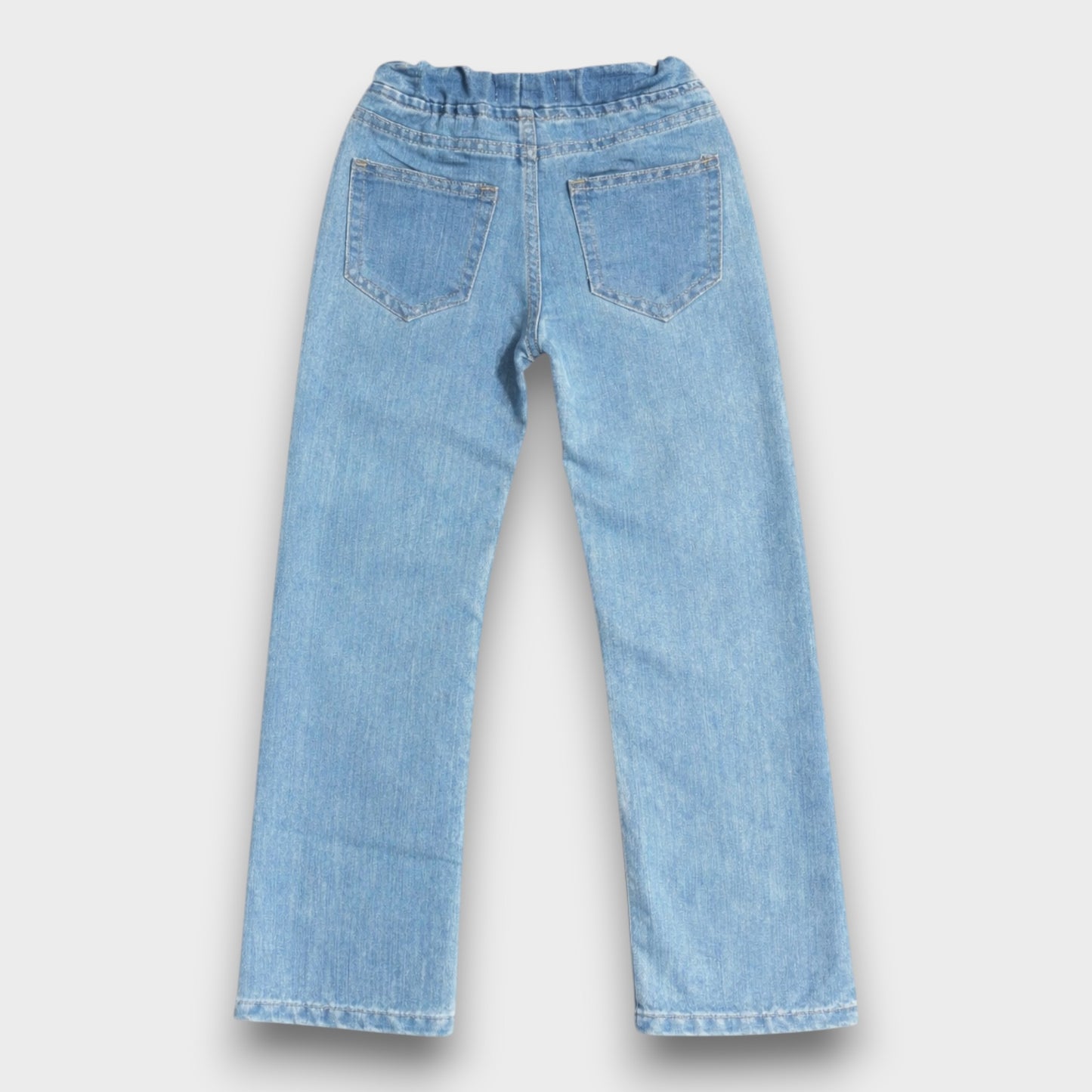 Flower Embroidered Baggy Pants