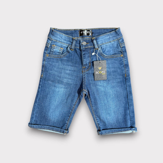 Vintage Denim 3 Quarter Shorts
