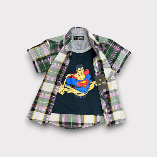 Superman Flannel Shirt