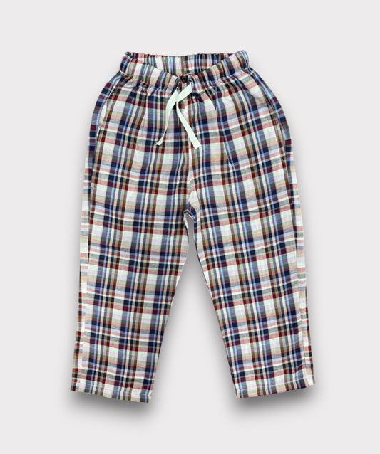 Multi Check Summer Trousers