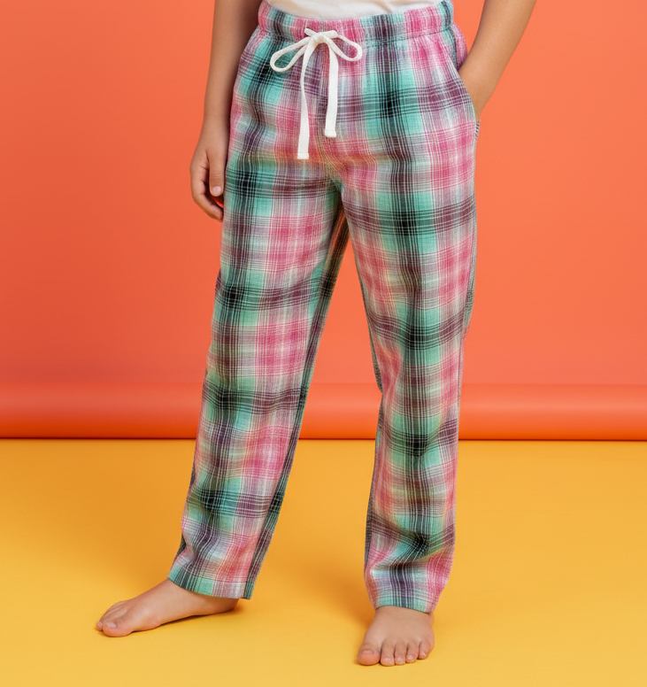 Lining Multi Check Summer Trousers