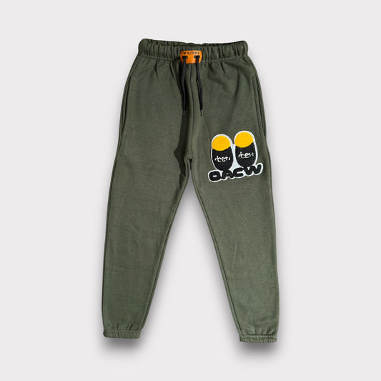 DoodlePatch Olive Green Winter Trousers