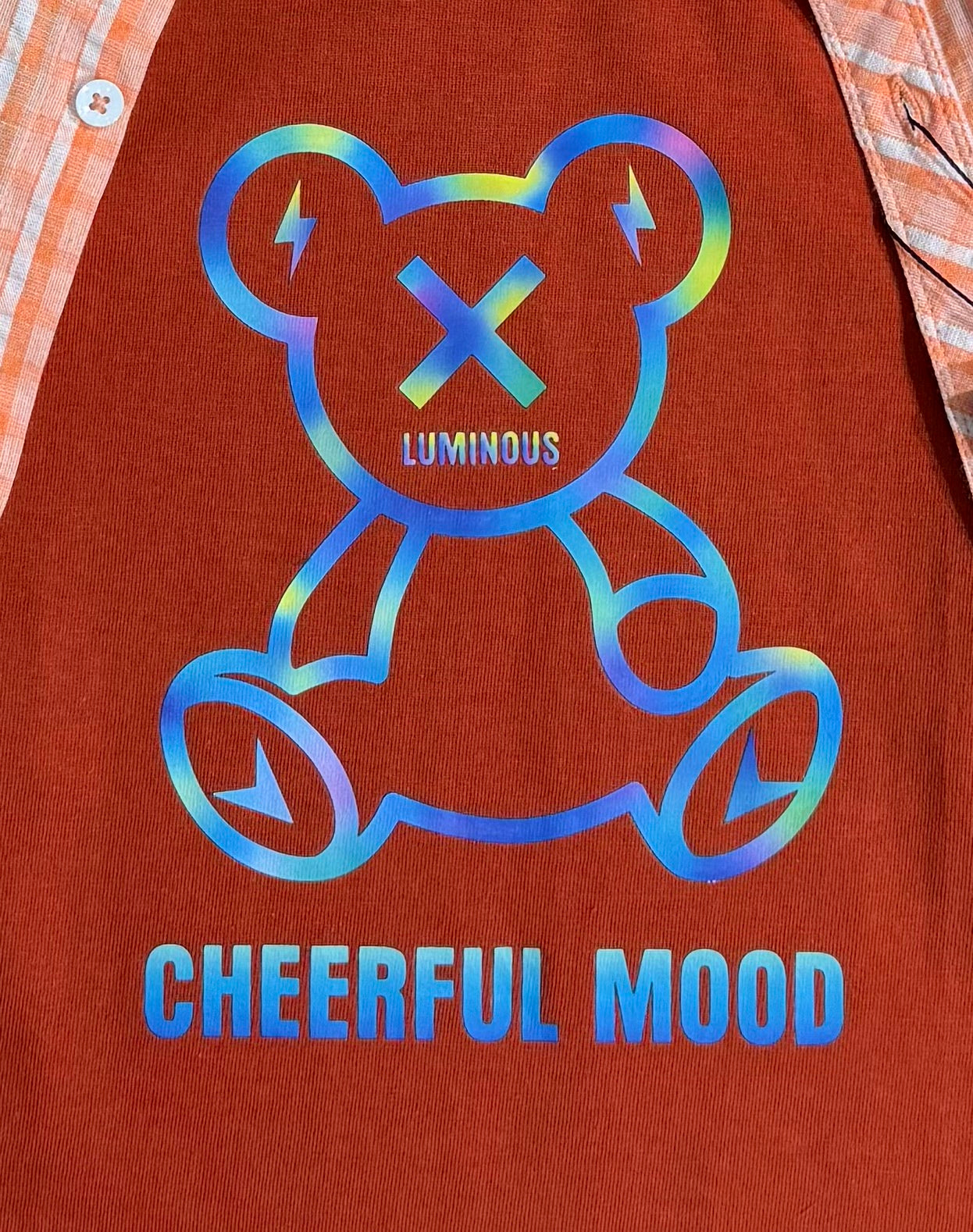 Cheerful Mood Checkered Double Shirt