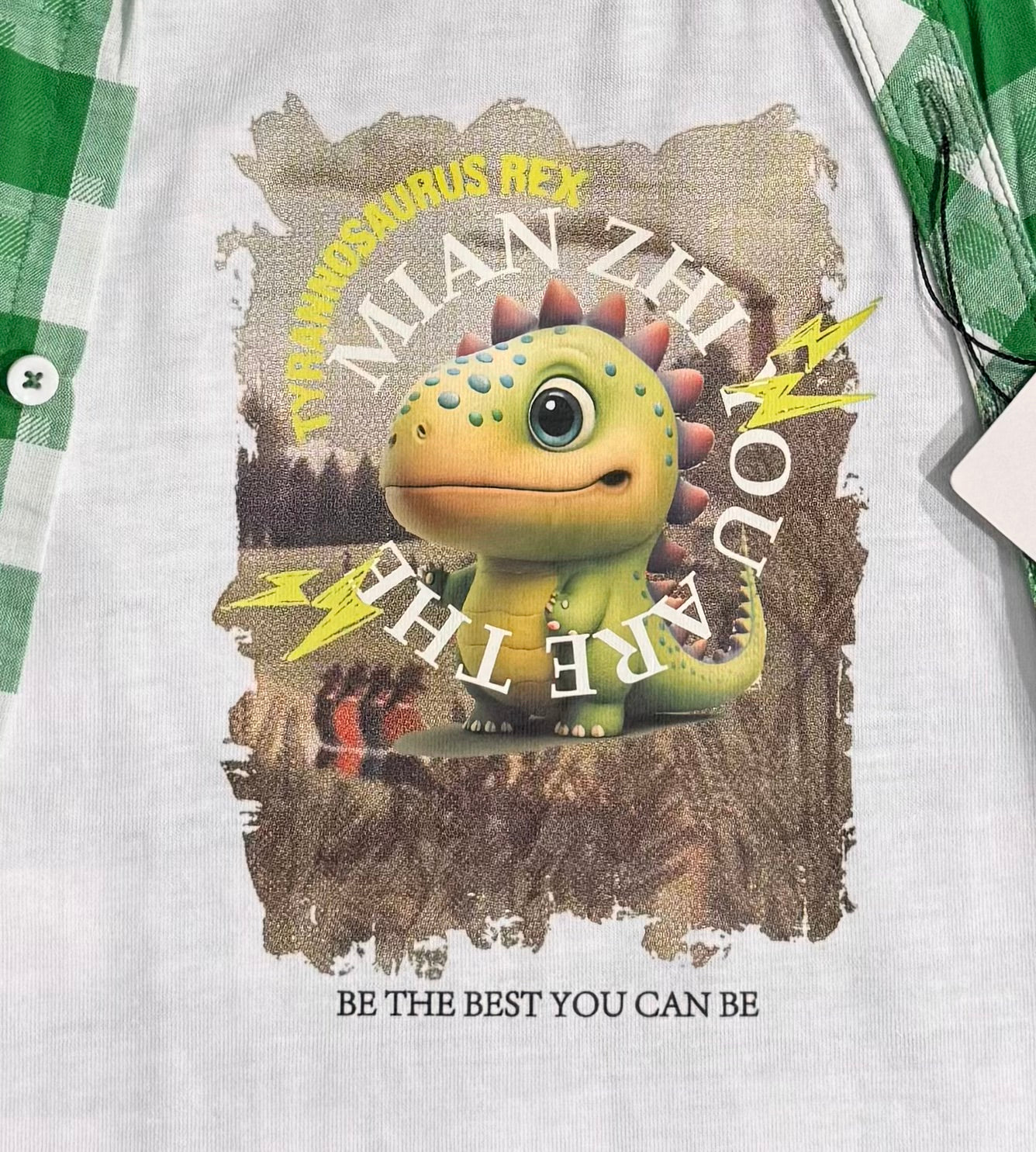 T-Rex Checkered Double Shirt