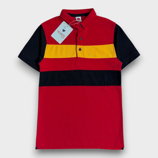 Red Panels Polo