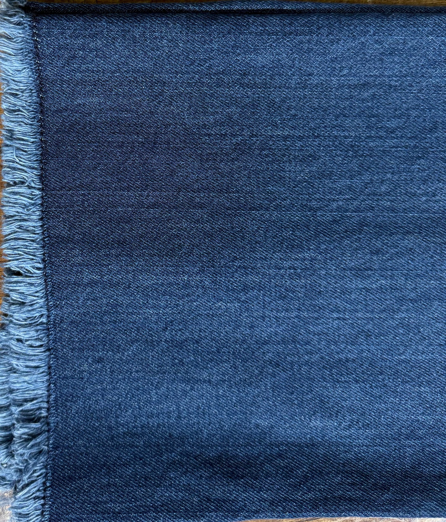 Dark Blue Front Stitch Baggy Pants