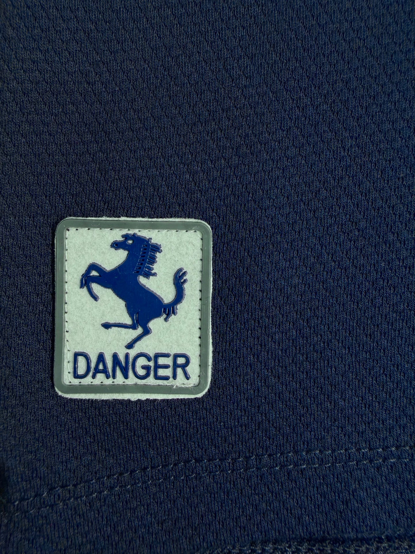Navy Blue Patch Polo