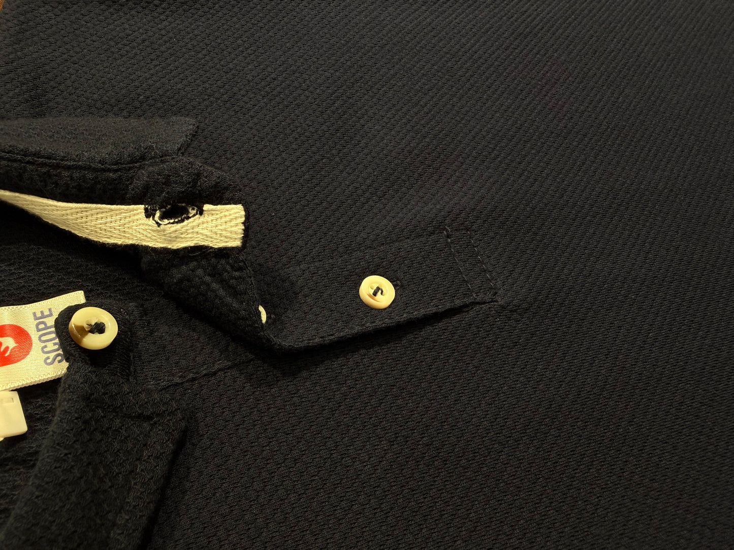 Navy Blue Patch Polo