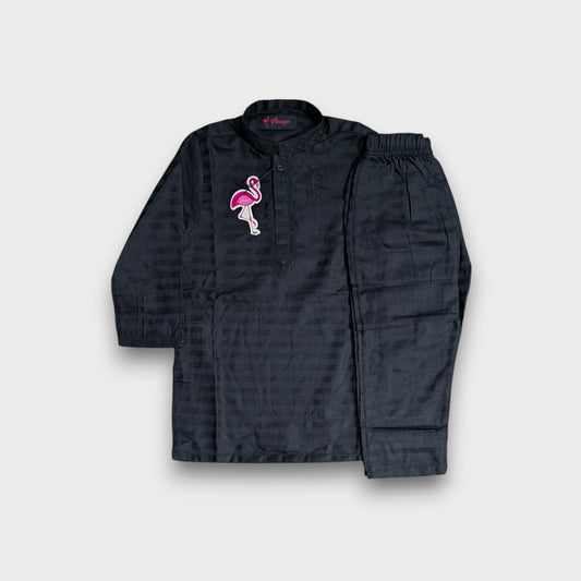 Imperial Black Kurta Pajama