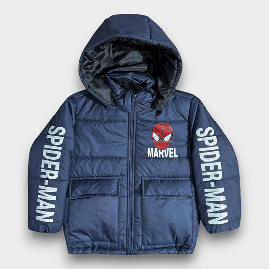 Spider-Man Navy Puffer Jacket