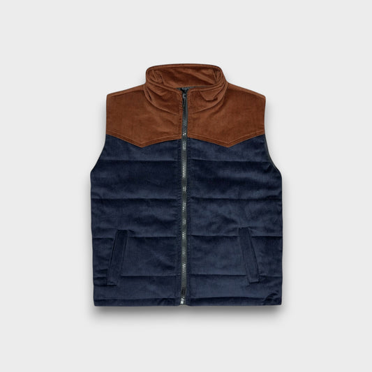 Chestnut Gilet Corduroy Jacket