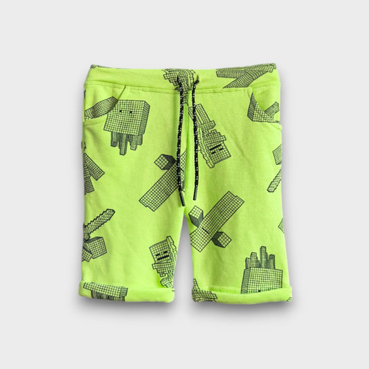 Neon Matrix Shorts