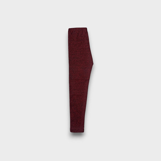 Maroon Mélange Winter Leggings