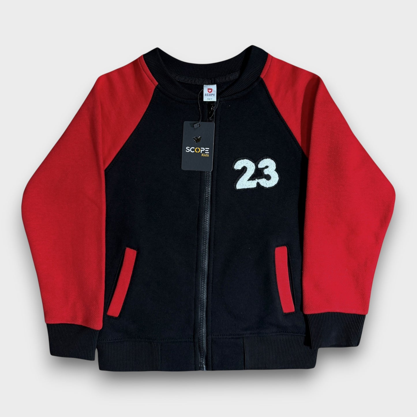Black & Red(23) Zipper Jacket