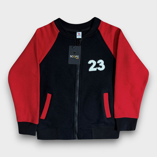 Black & Red(23) Zipper Jacket