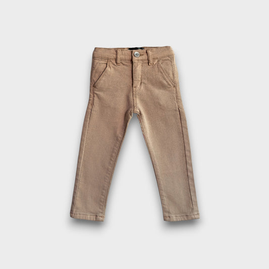 Brown Cotton Pants