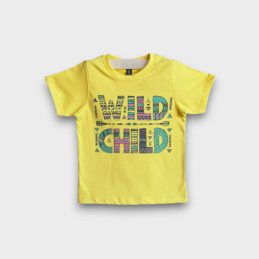 Wild Child Aureolin Yellow T-Shirt