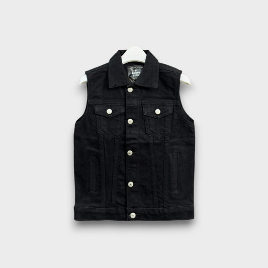 Dark Knight Sleeveless Denim Jacket